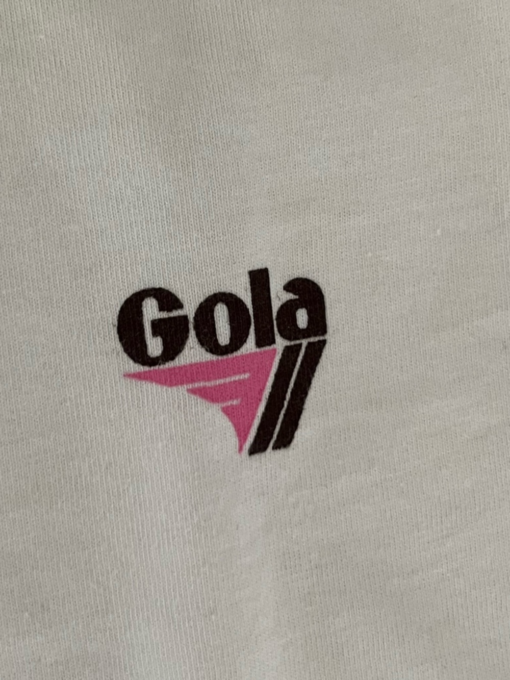 NWT Gola White With Brown and Pink Accent Longsleeve Baseball T-shirt Size Large - Picture 5 of 7